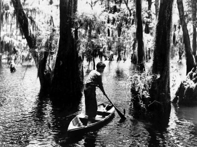 A still from director Robert J. Flaherty’s _Louisiana Story_ (1948).
