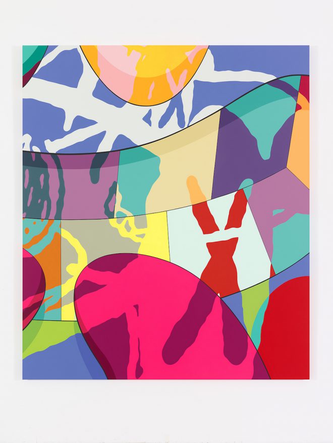 KAWS, _Flight Time_, 2015. Courtesy the artist and Newcomb Art Museum, New Orleans.