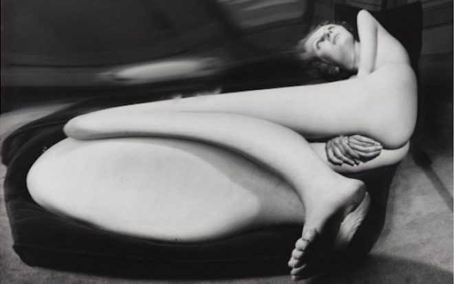 André Kertész, _Distorted Nude #40_, 1933. Gelatin Silver Print. Courtesy the New Orleans Museum of Art. 